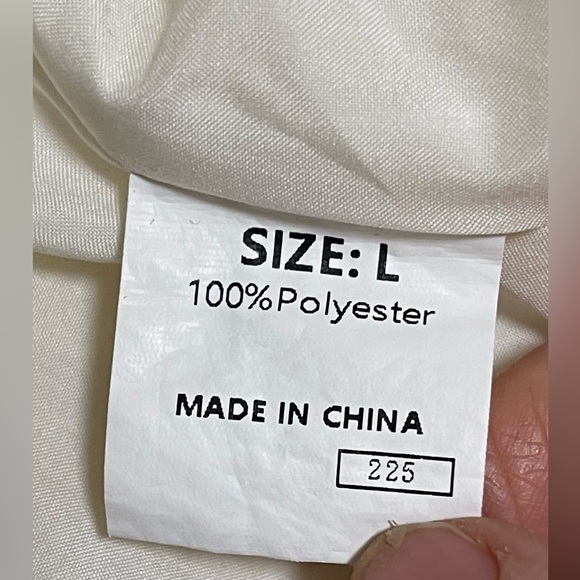 Elegant White Women's Dress - Picture 8 of 8